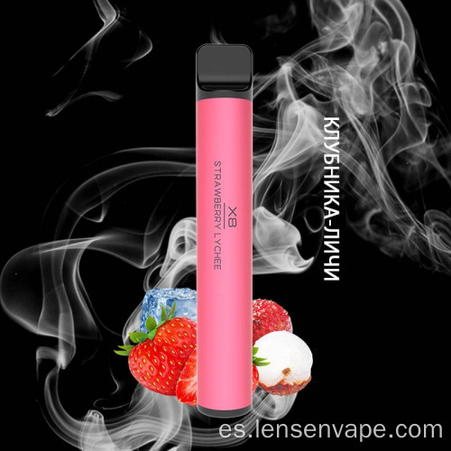 Vapor de vape desechable de 800puffs personalizado personalizado